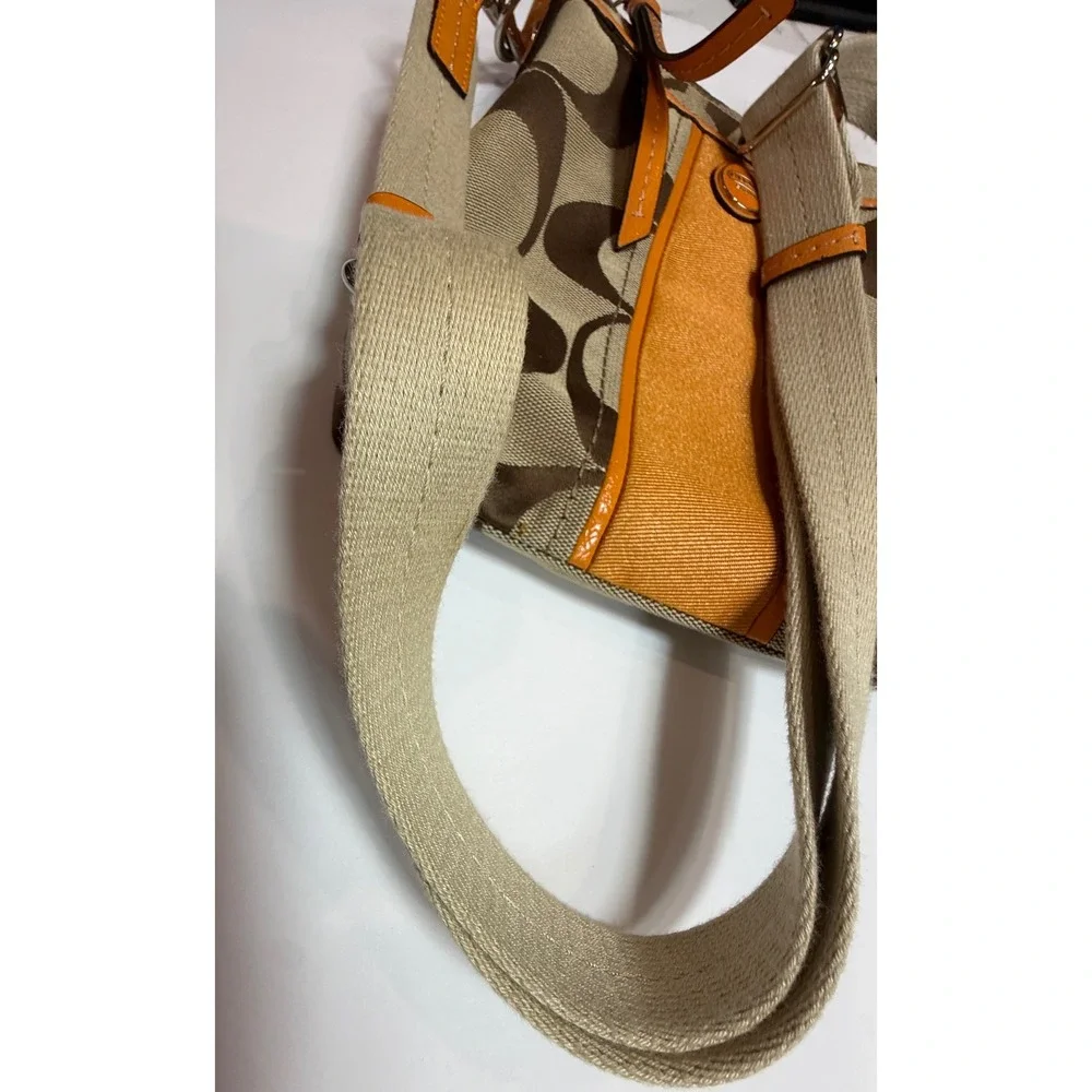 Vintage Coach Monogam Crossbody